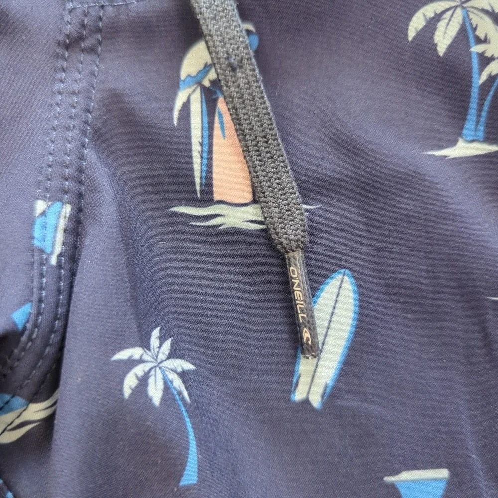 O'Neill HyperFreak HyperDry Performance Boardshorts‎ Mens M Surf Parrot